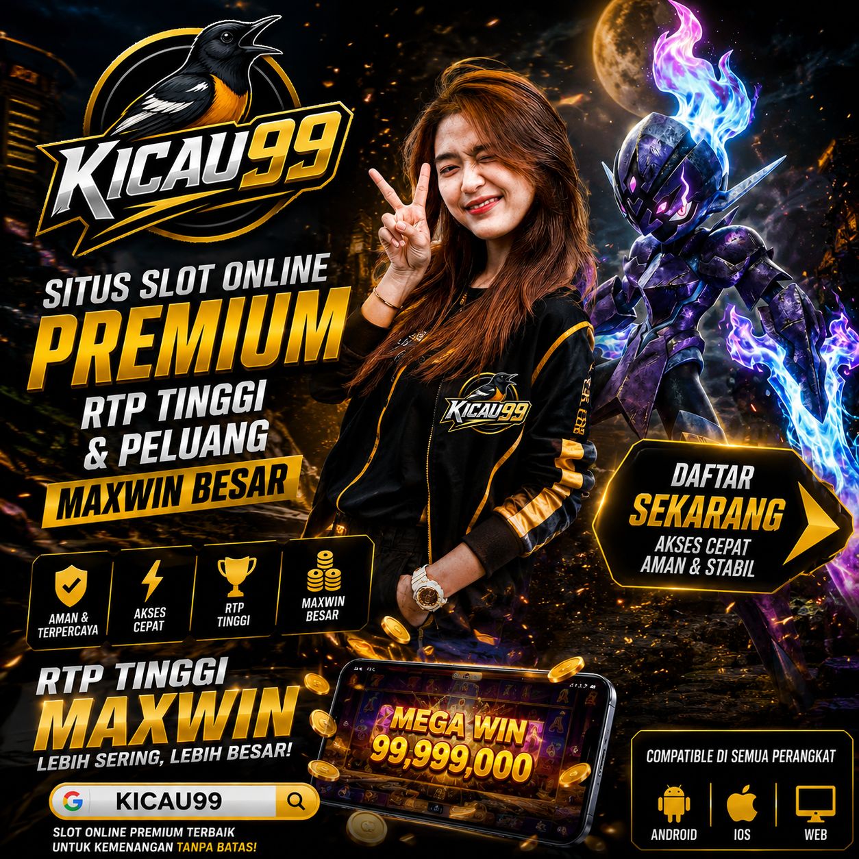 KICAU99 ✨ Situs Slot Online Premium dengan RTP Tinggi dan Peluang Maxwin Besar